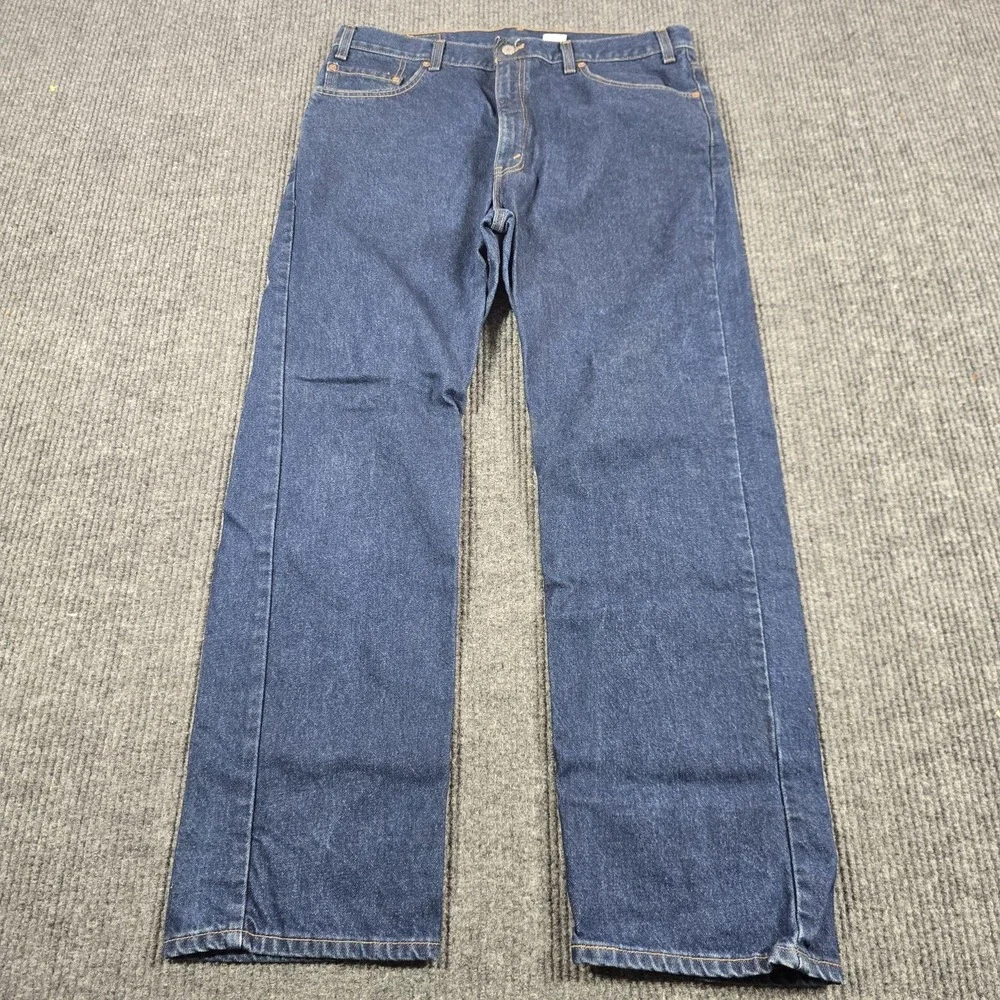 VTG 90s Levi's 505 Jeans Mens 38x30 Blue Medium Wash Regular Fit Straight Leg